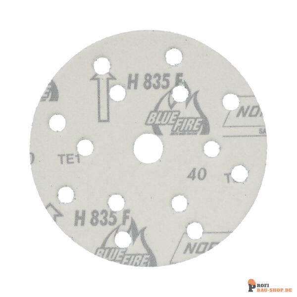 nortonschleifmittel/NORTON_schleifmittel_66254444904 Discs Selfgrip Norton BLUE FIRE 150x18 Grit 40 14 holes_138566